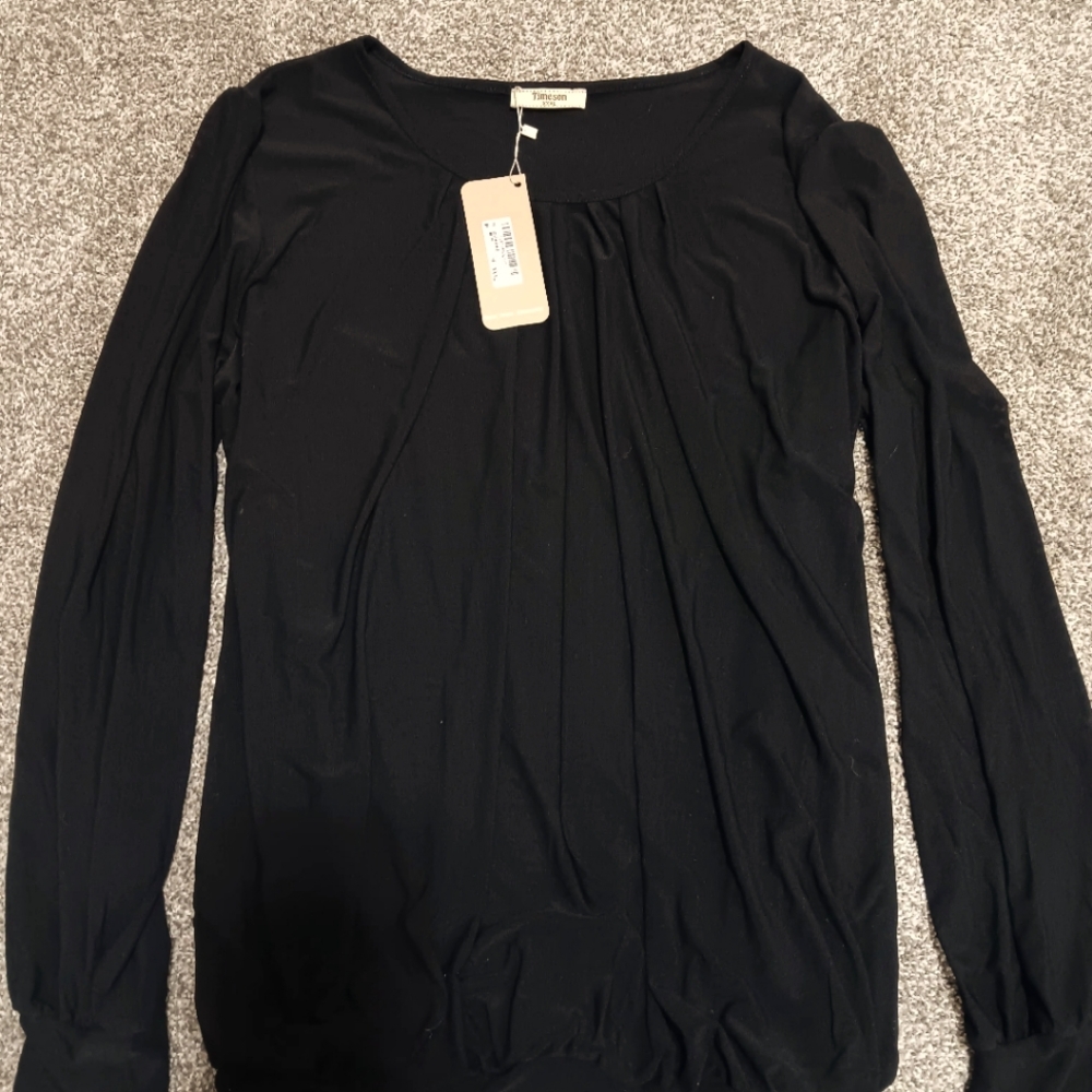 Brand New Timeson Womens black blouse size XXXL